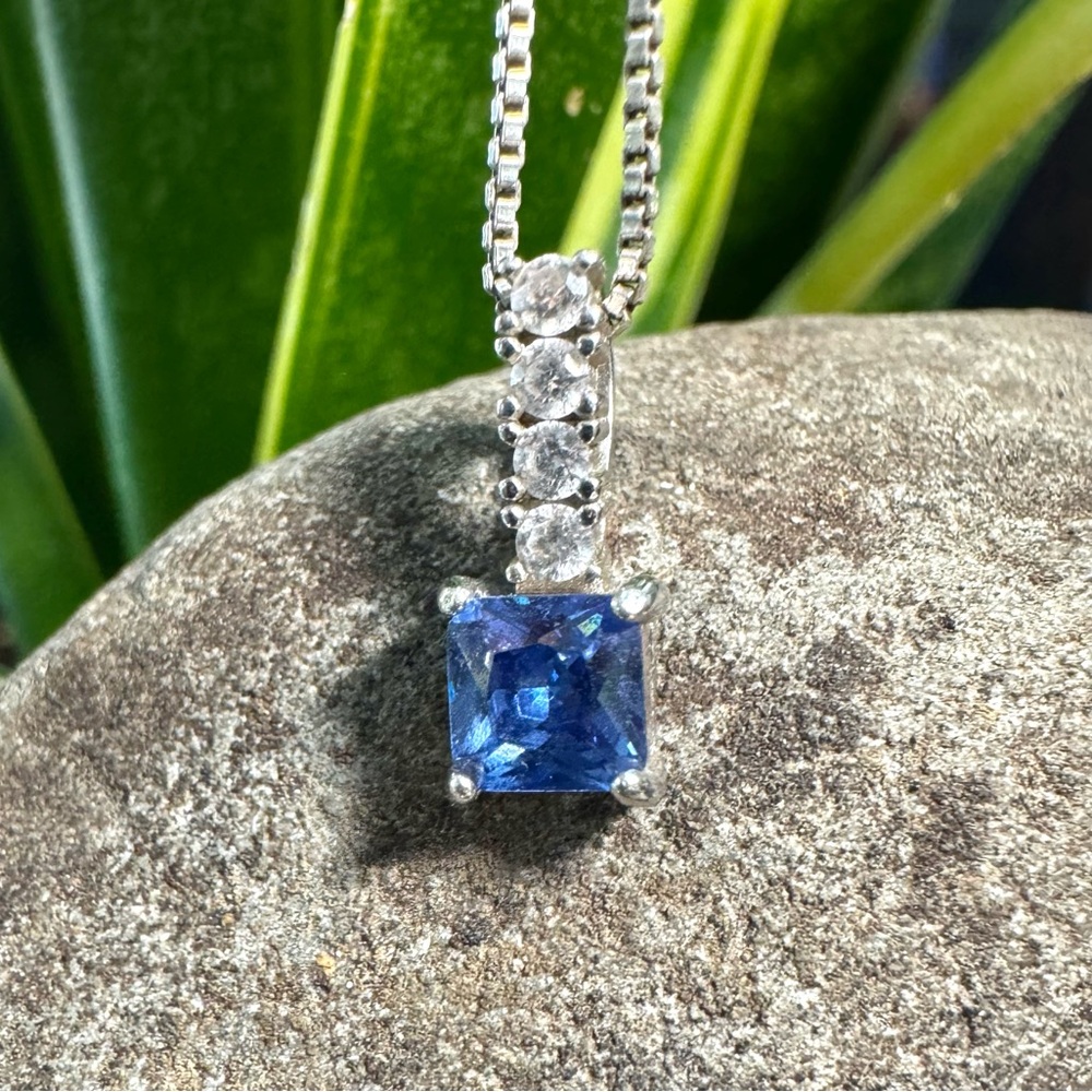 Sterling CZ Necklace